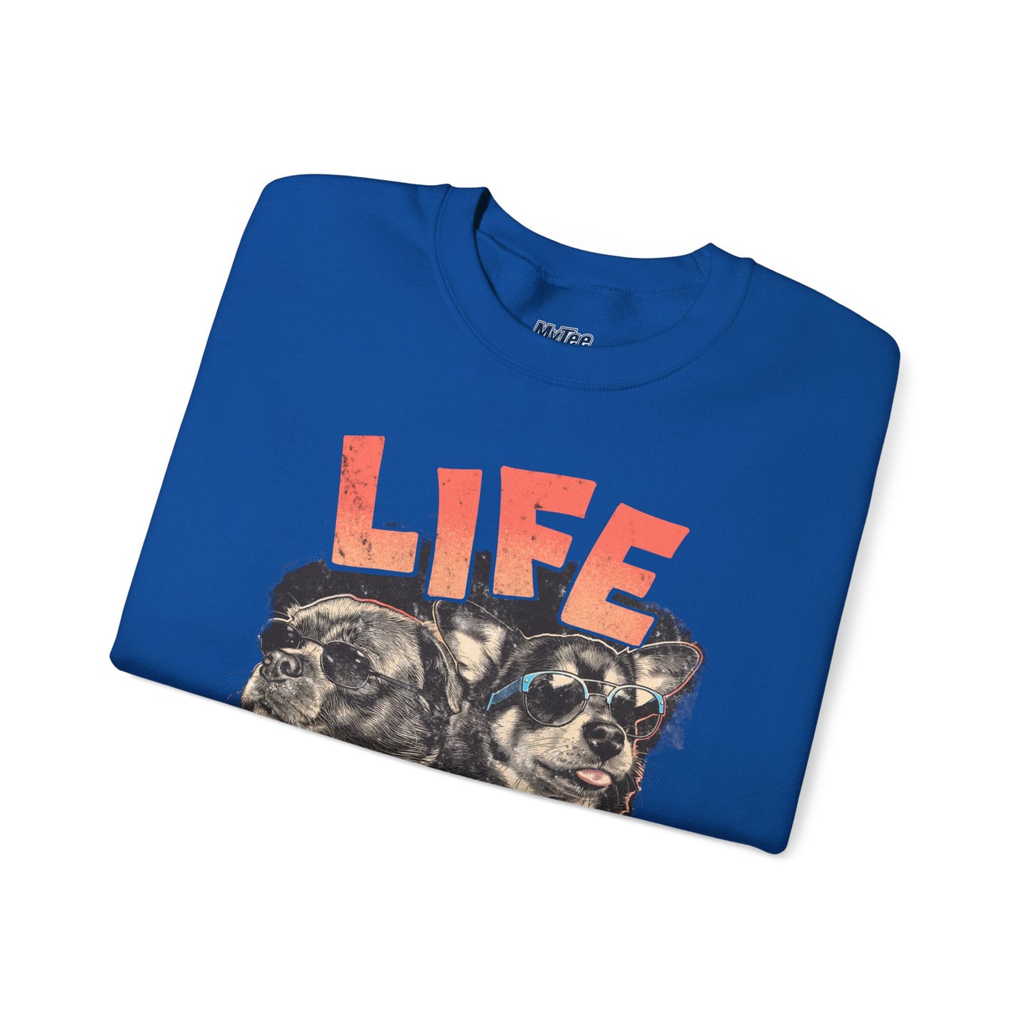 Life Love Woof Sweatshirt – Cozy Dog Lover Crewneck
