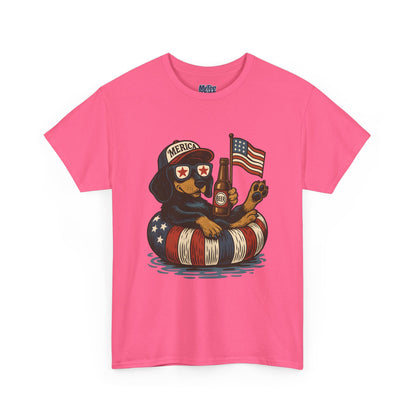 Patriotic Dachshund America Unisex T-Shirt