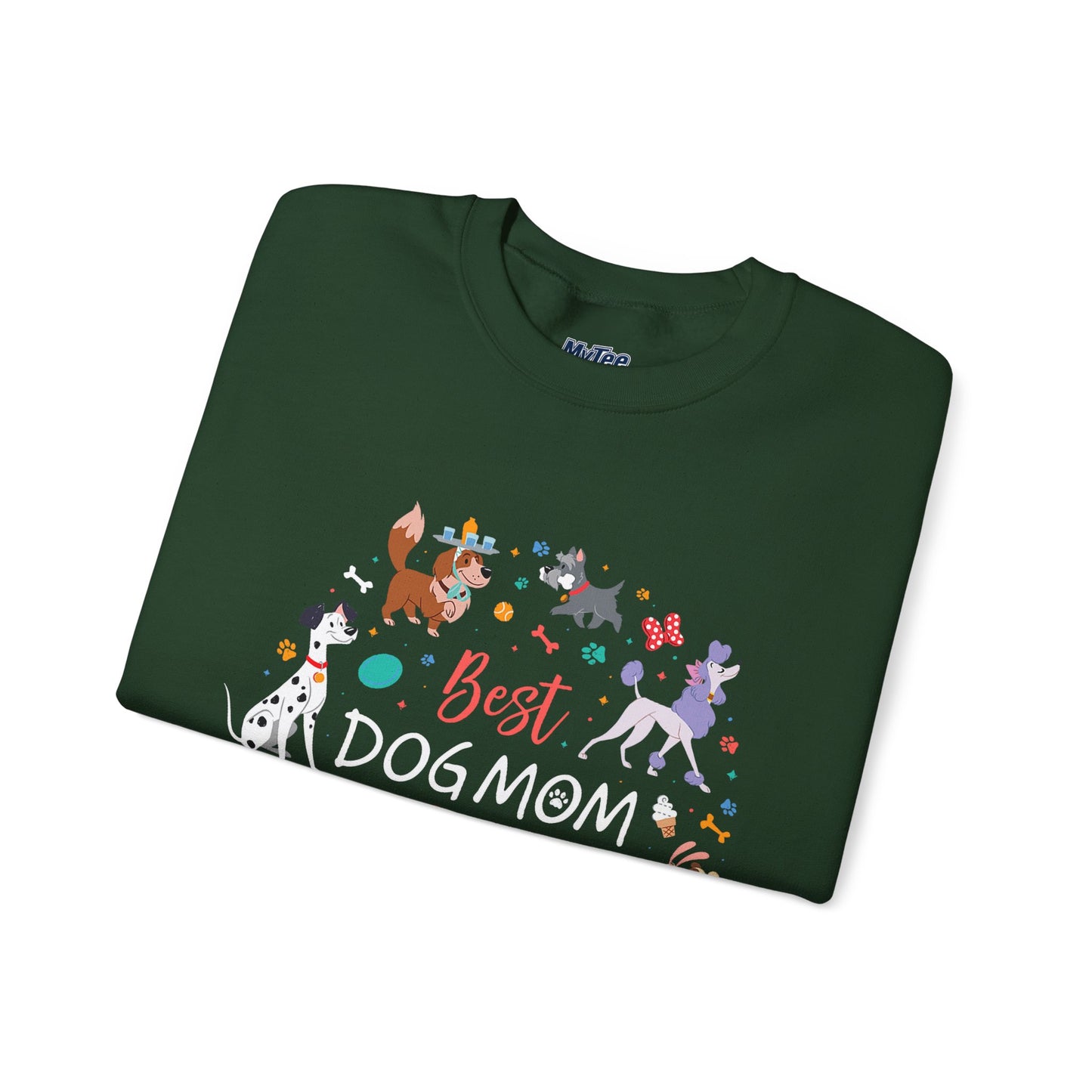 Best Dog Mom Ever Sweatshirt | Warm & Furry Crewneck