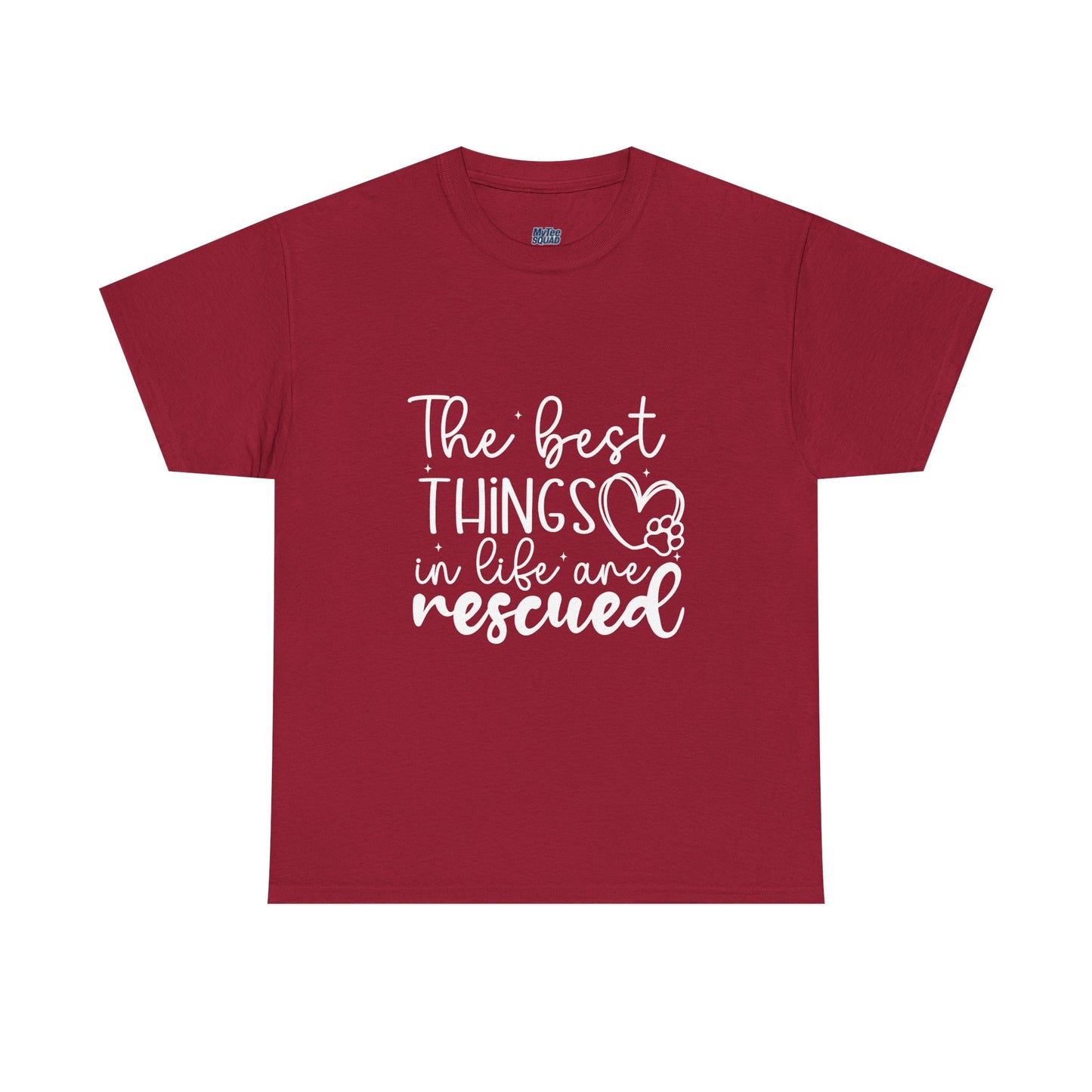 The Best Things In Life Are Rescue Unisex T-Shirt – Cozy Dog Love Vibes