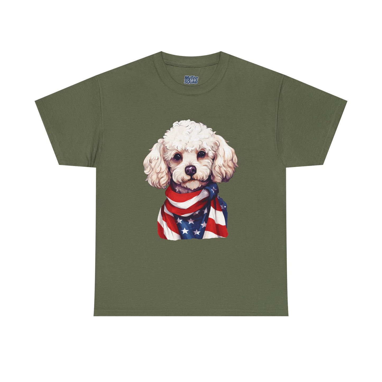 Patriotic Poodle Unisex T-Shirt