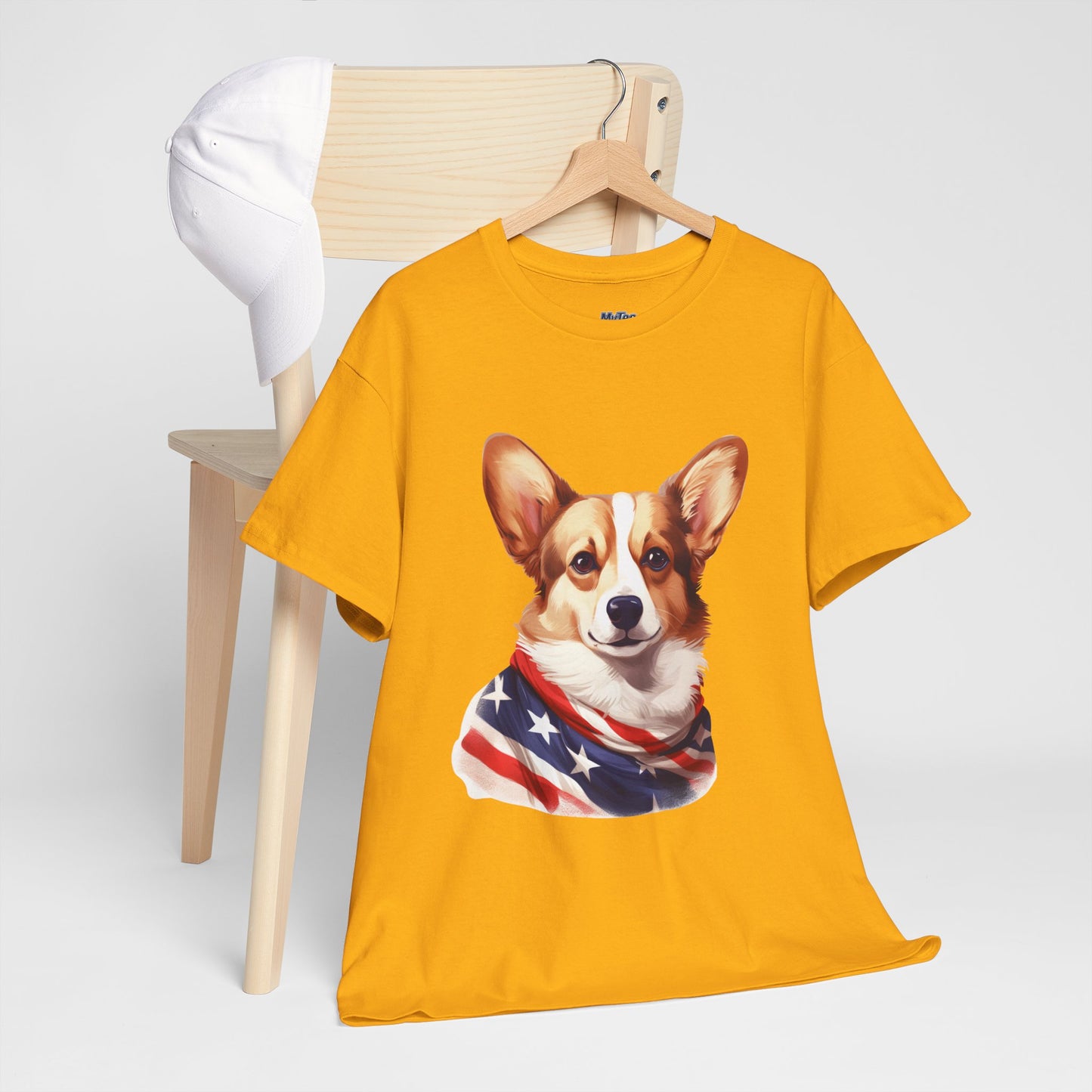 Patriotic Pembroke Welsh Corgi Unisex T-Shirt