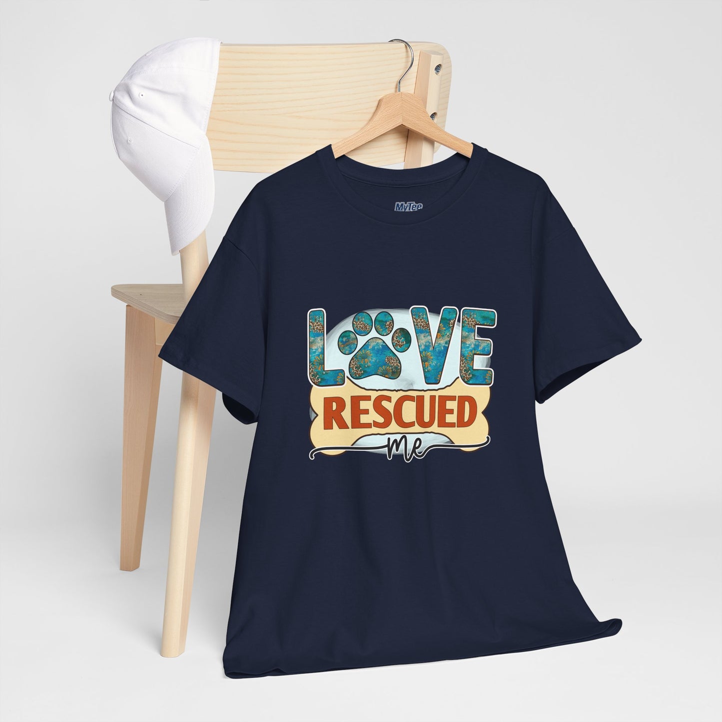 Love Rescued Me T-Shirt - Rescue Dogs Save Lives