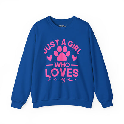 Just a Girl Who Loves Dogs Sweatshirt | Gift For Dog Mom
