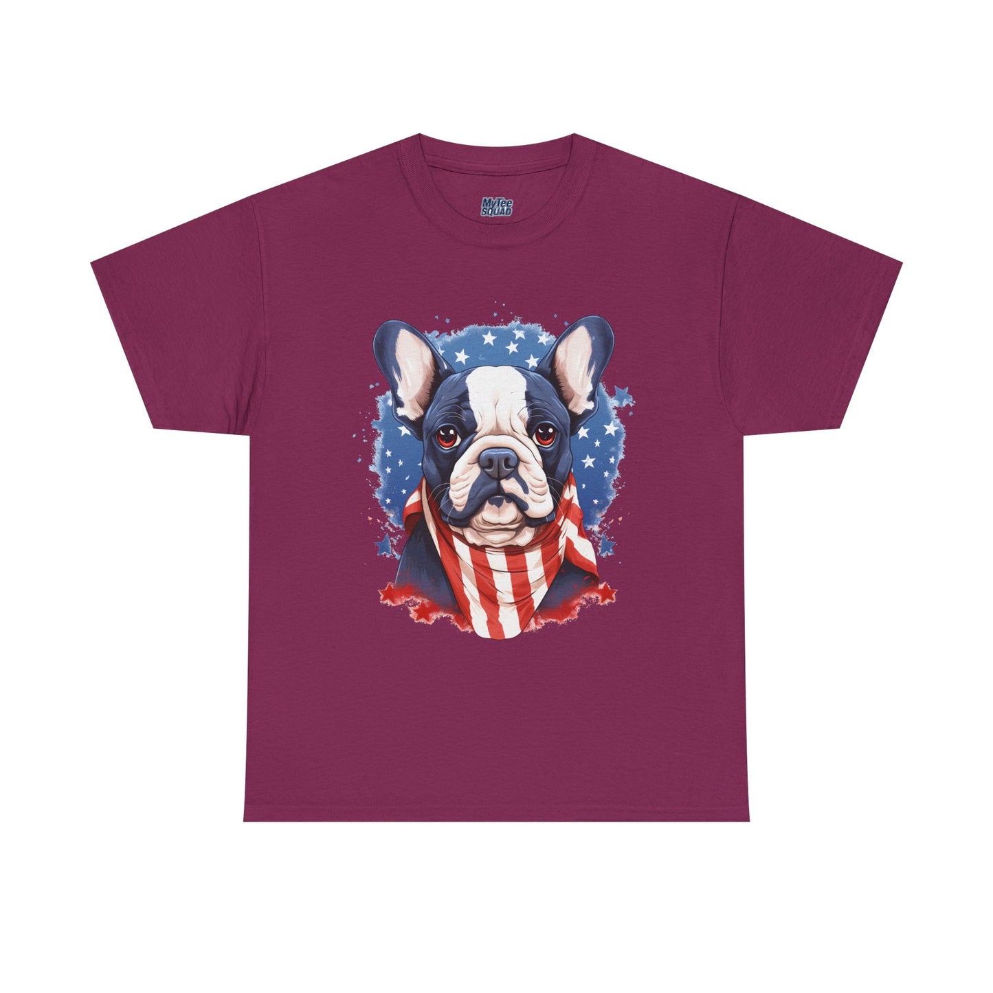 Patriotic French Bulldog Unisex T-Shirt | Dog Lover