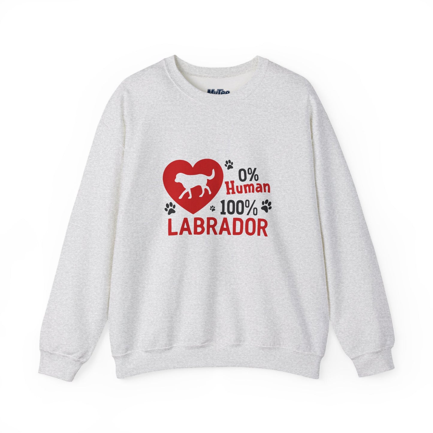 0% Human 100% Labrador Unisex Sweatshirt