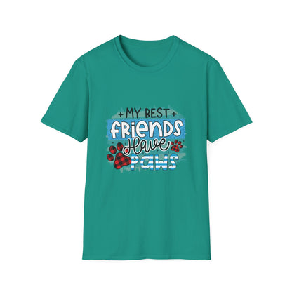 Best Friends Pet Lover T-Shirt, Animal Lover Gift, Cute Graphic Tee, Gift for Dog Owners, Birthday Present, Casual Wear