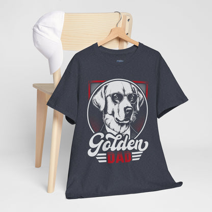 Golden Dad, Golden Retriever T-Shirt | Best For Dog Dad