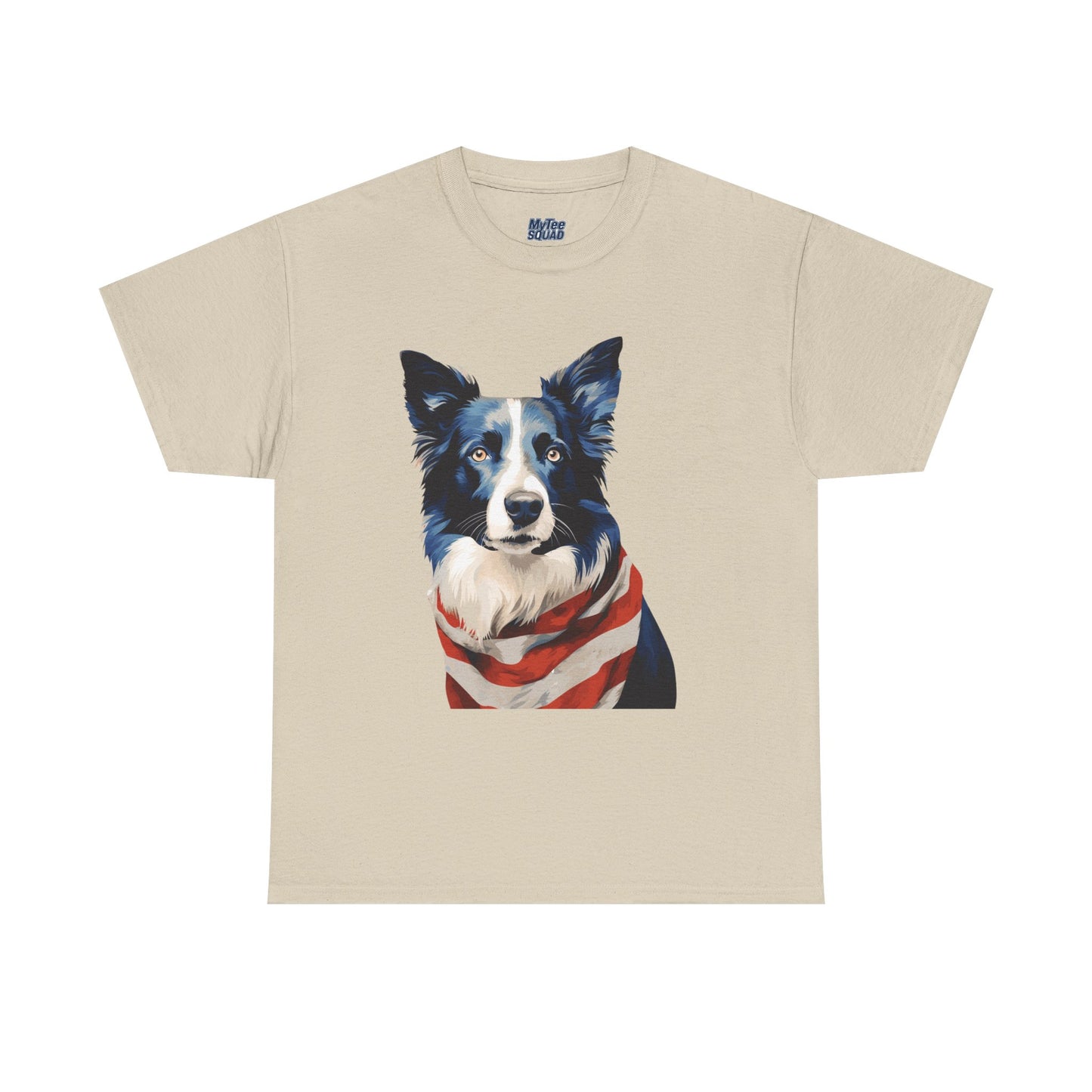 Patriotic Border Collie Unisex T-Shirt
