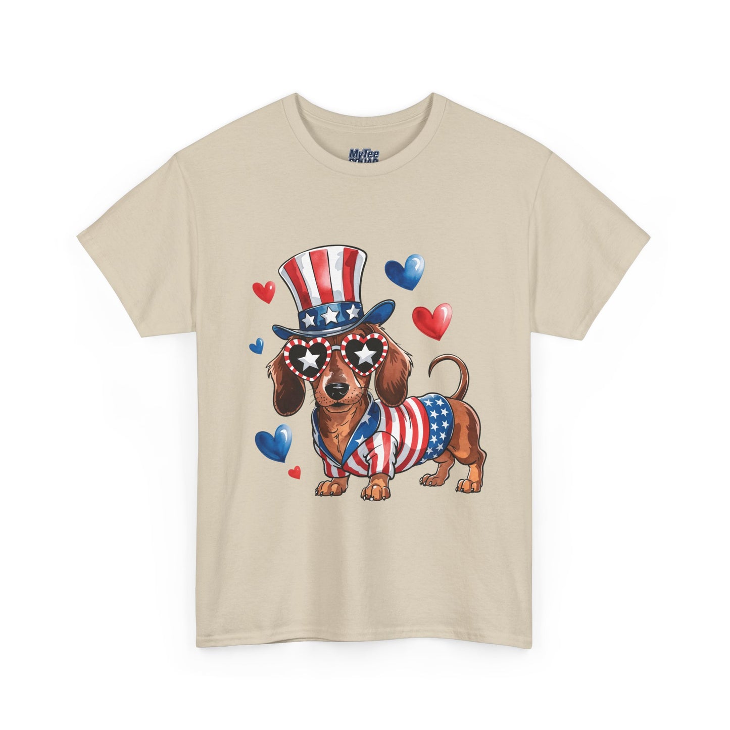 Patriotic Dachshund Unisex T-Shirt | Dog Lover Gift, July 4th Celebration