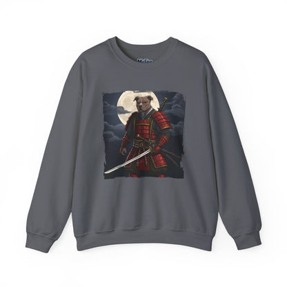 Pitbull Samurai Warrior Sweatshirt | Cozy Crewneck
