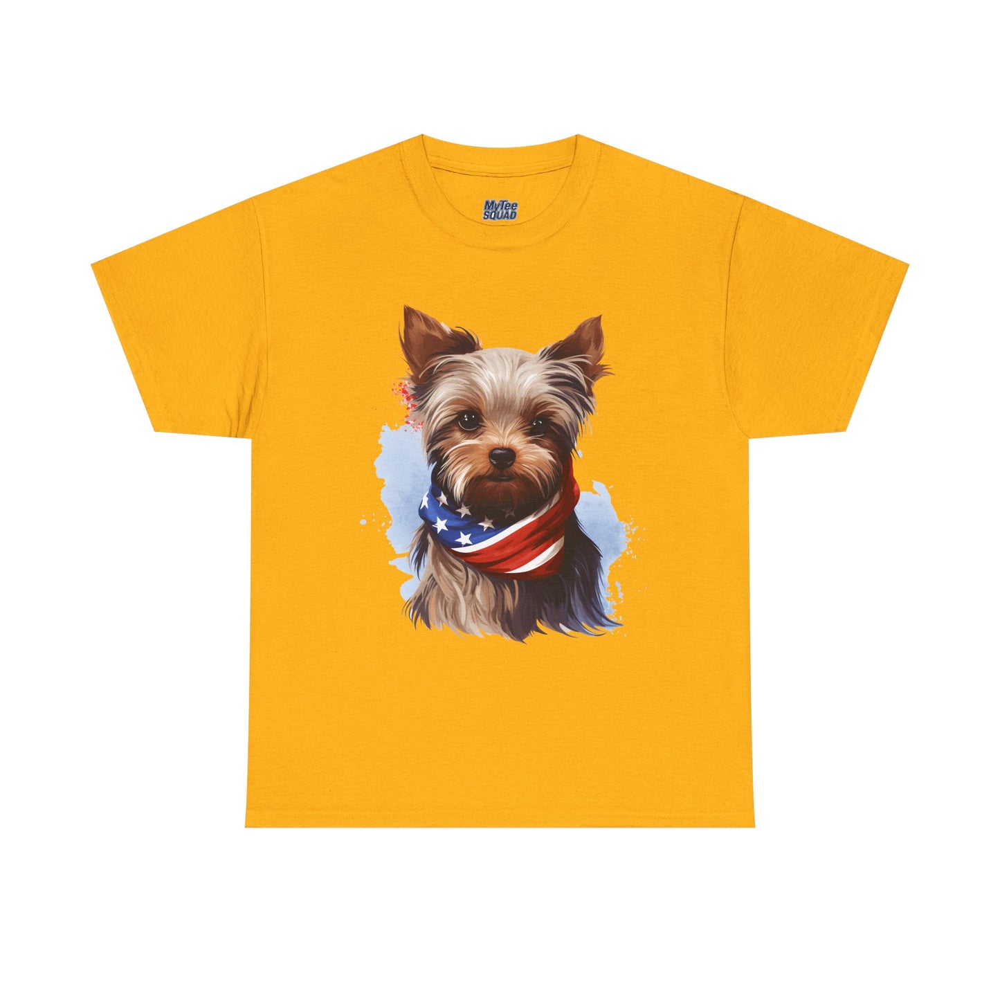 Patriotic Yorkshire Terrier Unisex T-Shirt
