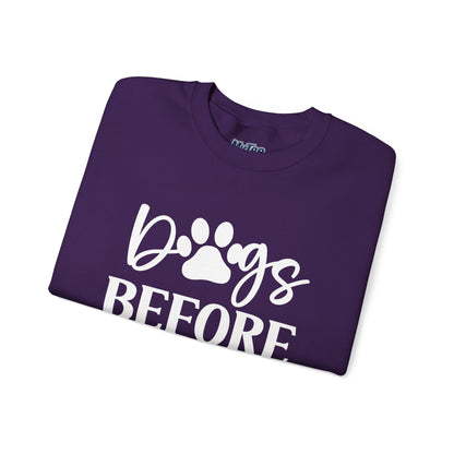 Dogs Before Dudes Unisex Sweatshirt – Cozy Pet Lover Pullover