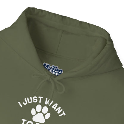 I Just Want To Be A Stay-At-Home Dog Mom Hoodie- Pup Mama Vibes