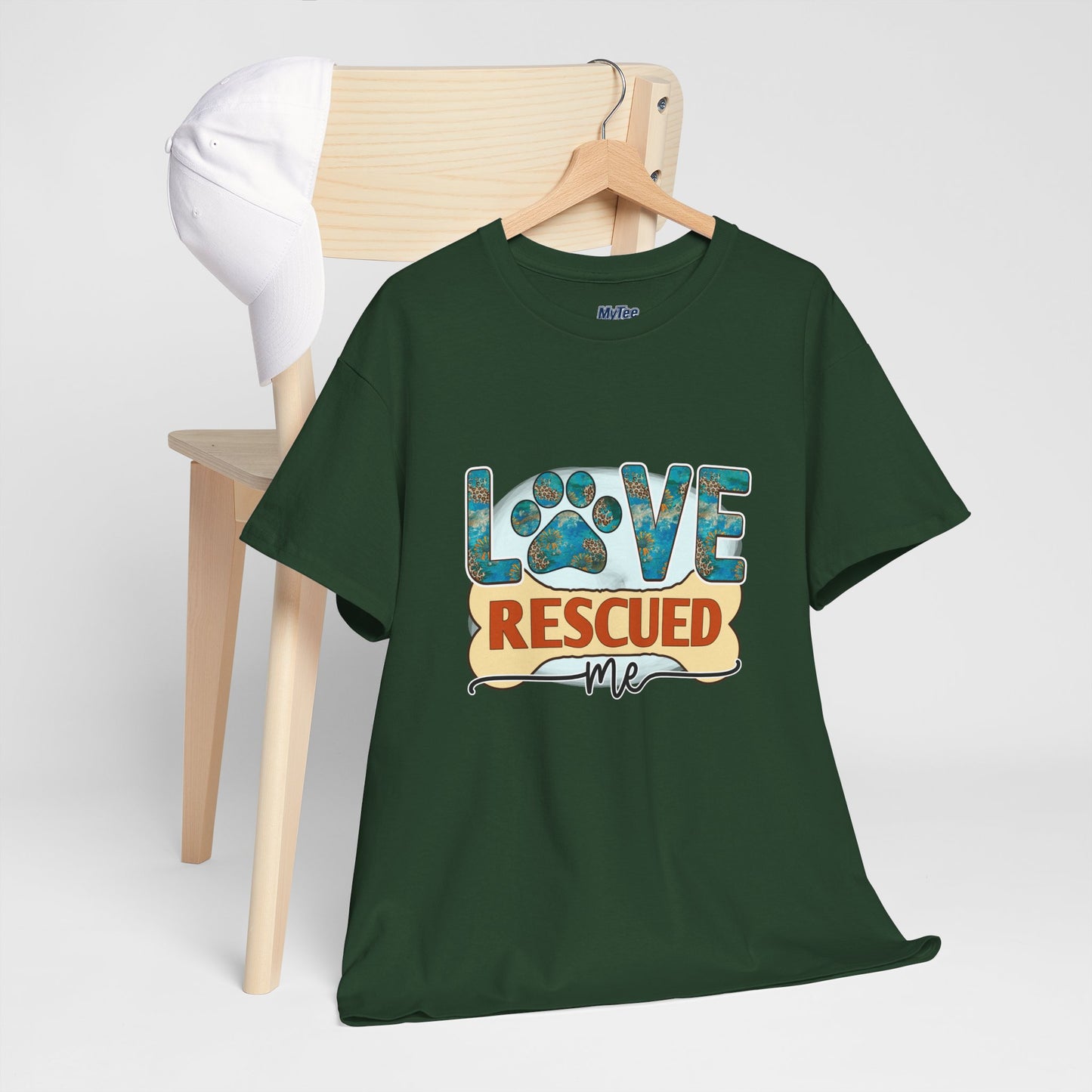 Love Rescued Me T-Shirt - Rescue Dogs Save Lives