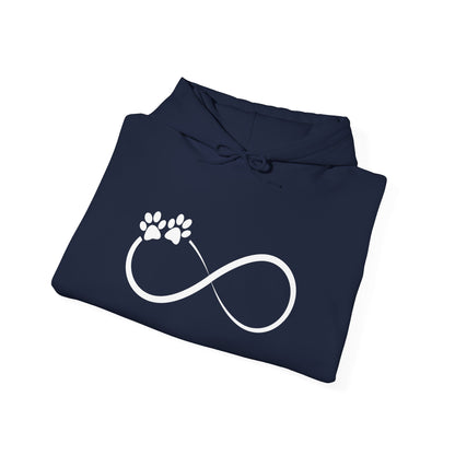 Infinity Paw Unisex Hoodie– Cozy & Timeless Love