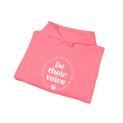 Be Their Voice Unisex Hoodie | Animal Advocacy Apparel