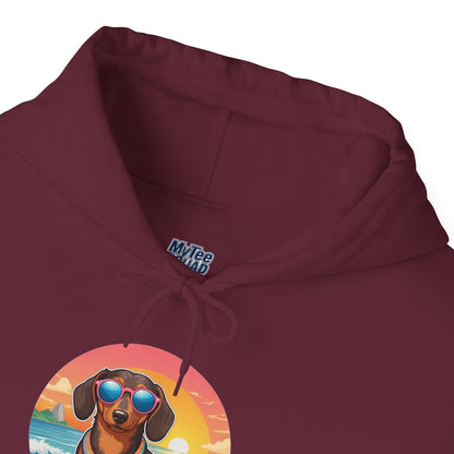 Dachshund Lover's Sunset Unisex Hoodie