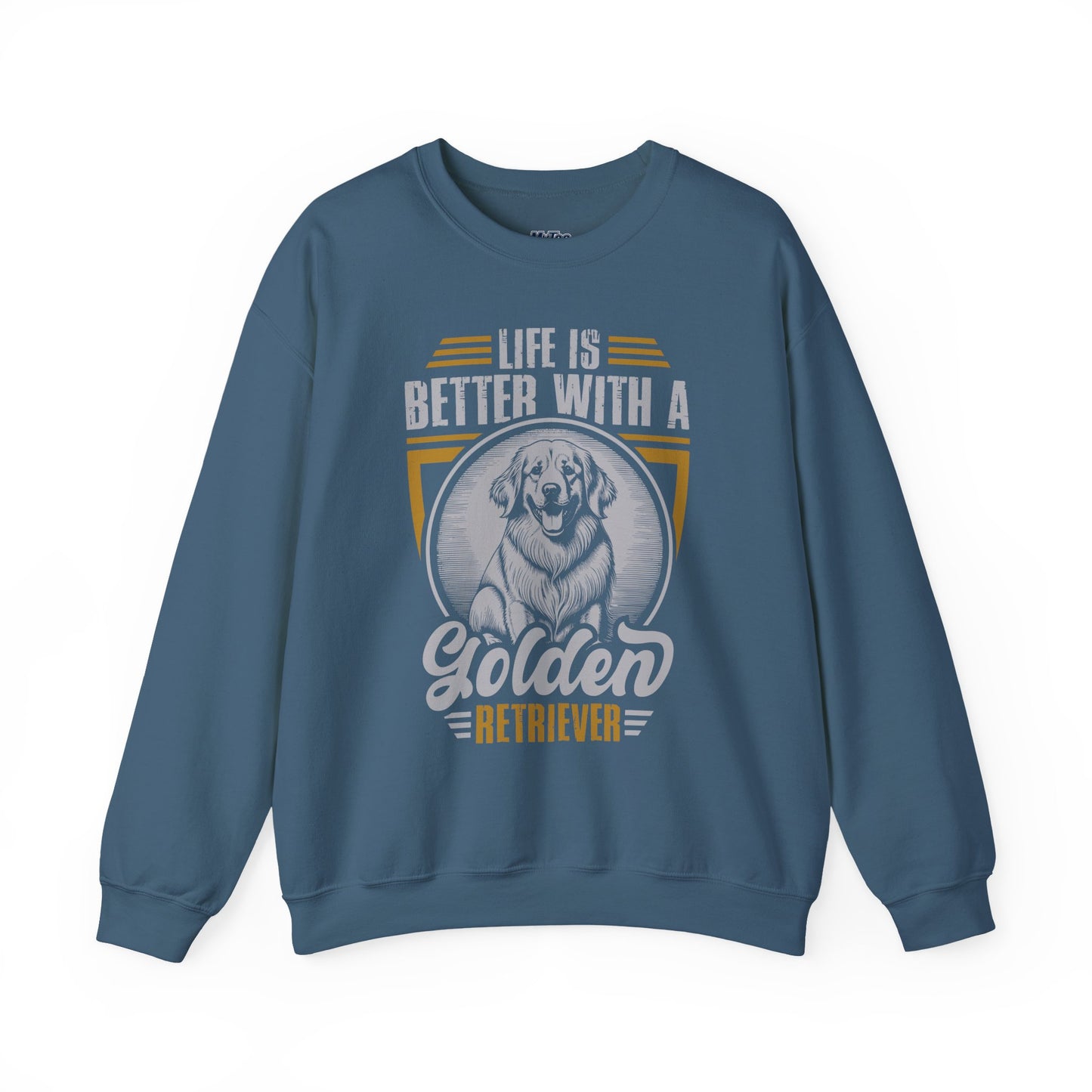Life Is Better with a Golden Retriever Sweatshirt – Cozy Dog Lover Crewneck