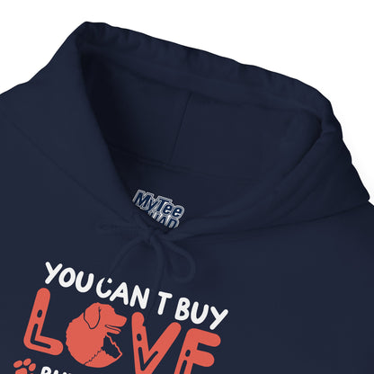 "You Can’t Buy Love, But You Can Rescue It" Unisex Hoodie