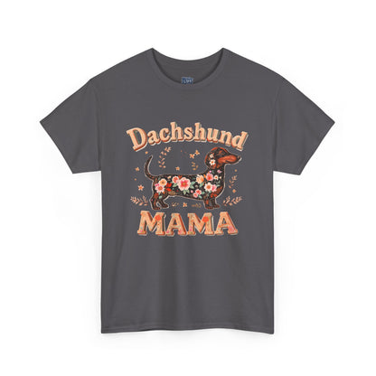 Dachshund Mama T-Shirt – Cute Floral Pup Lover Tee