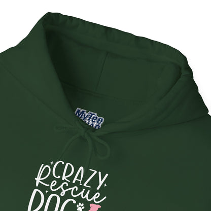 Crazy Rescue Dog Lady Hoodie - Perfect For Dog Mom