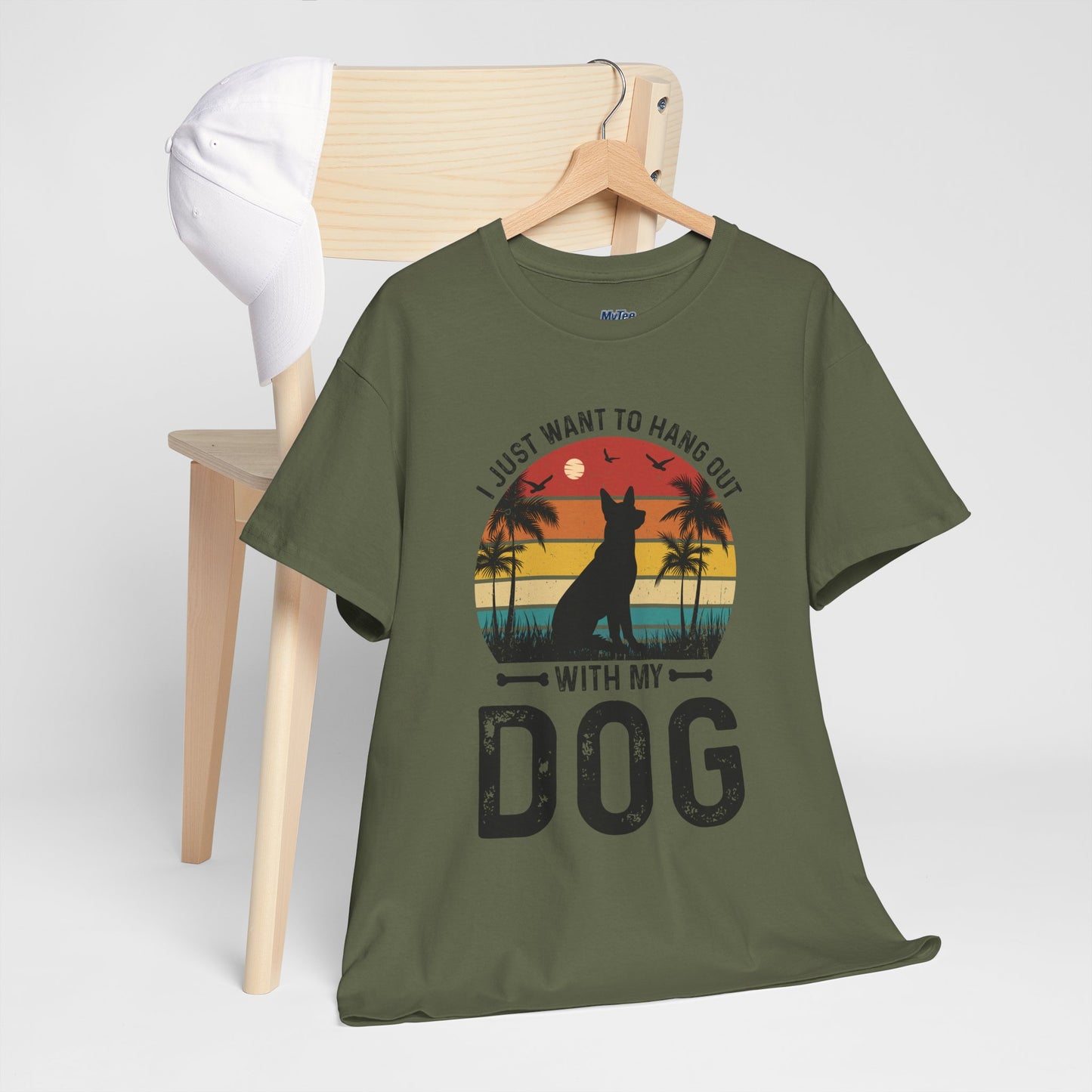 I Just Want To Hang Out With My Dog  Unisex T-Shirts