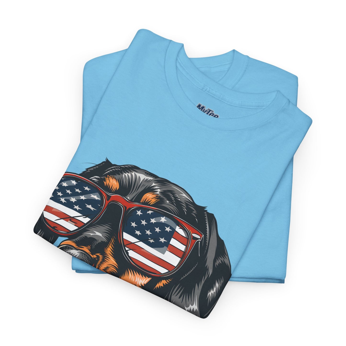 Patriotic Dachshund With Sunglasses Unisex T-Shirt