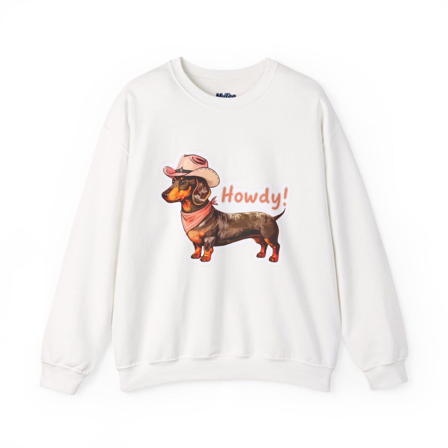 Dachshund Howdy Unisex Sweatshirt – Cozy Western Pup Pullover