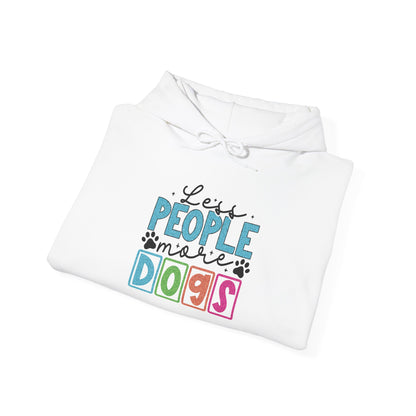 Less People More Dogs Unisex Hoodie, Gifts For Pet Owners