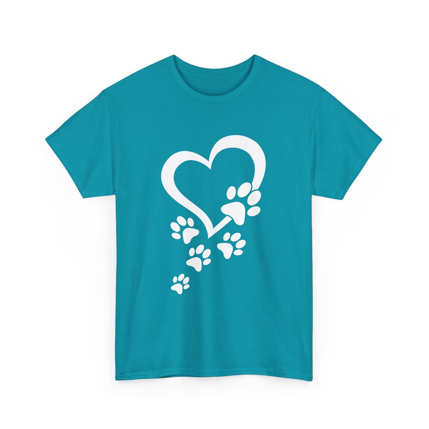 Heart With Paw Print Love T-shirt