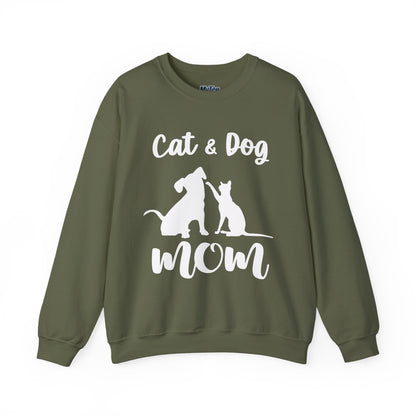 Cat & Dog Mom Sweatshirt | Double The Love, Double The Fur