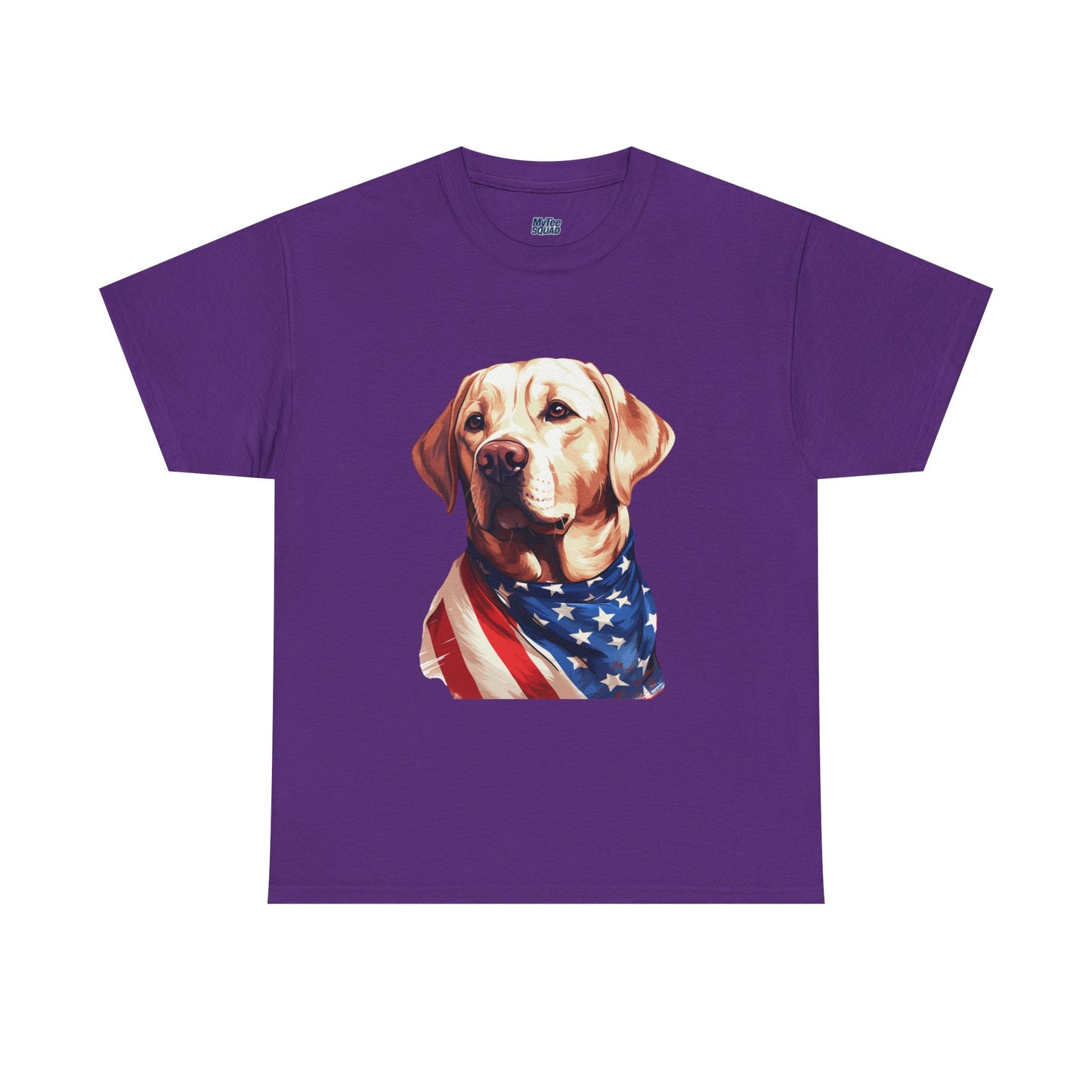 Patriotic Labrador In Stars & Stripes Unisex T Shirts