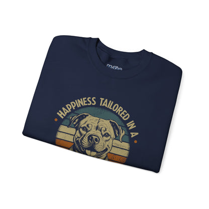 Happiness Tailored In A Pitbull Smile Unisex Sweatshirt