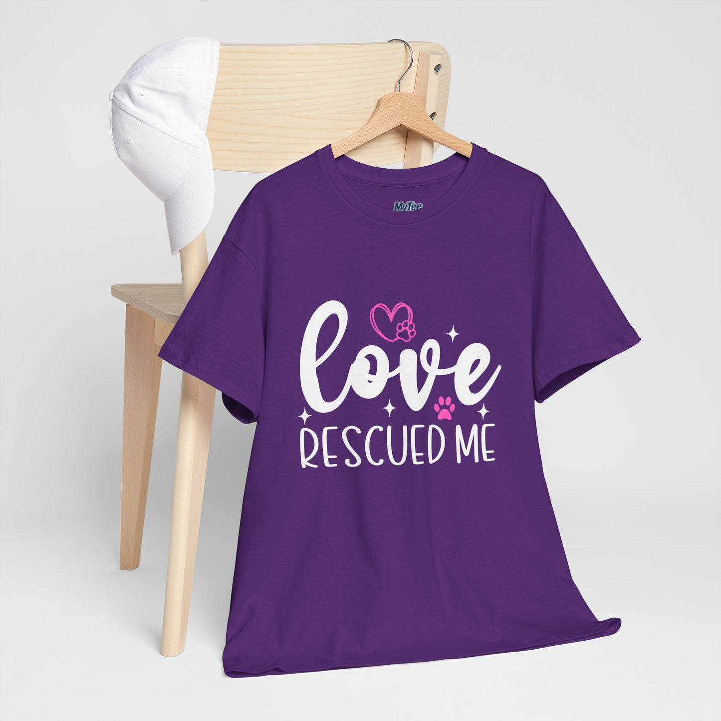 Love Rescued Me T-Shirt – Proud Rescue Pet Parent Tee