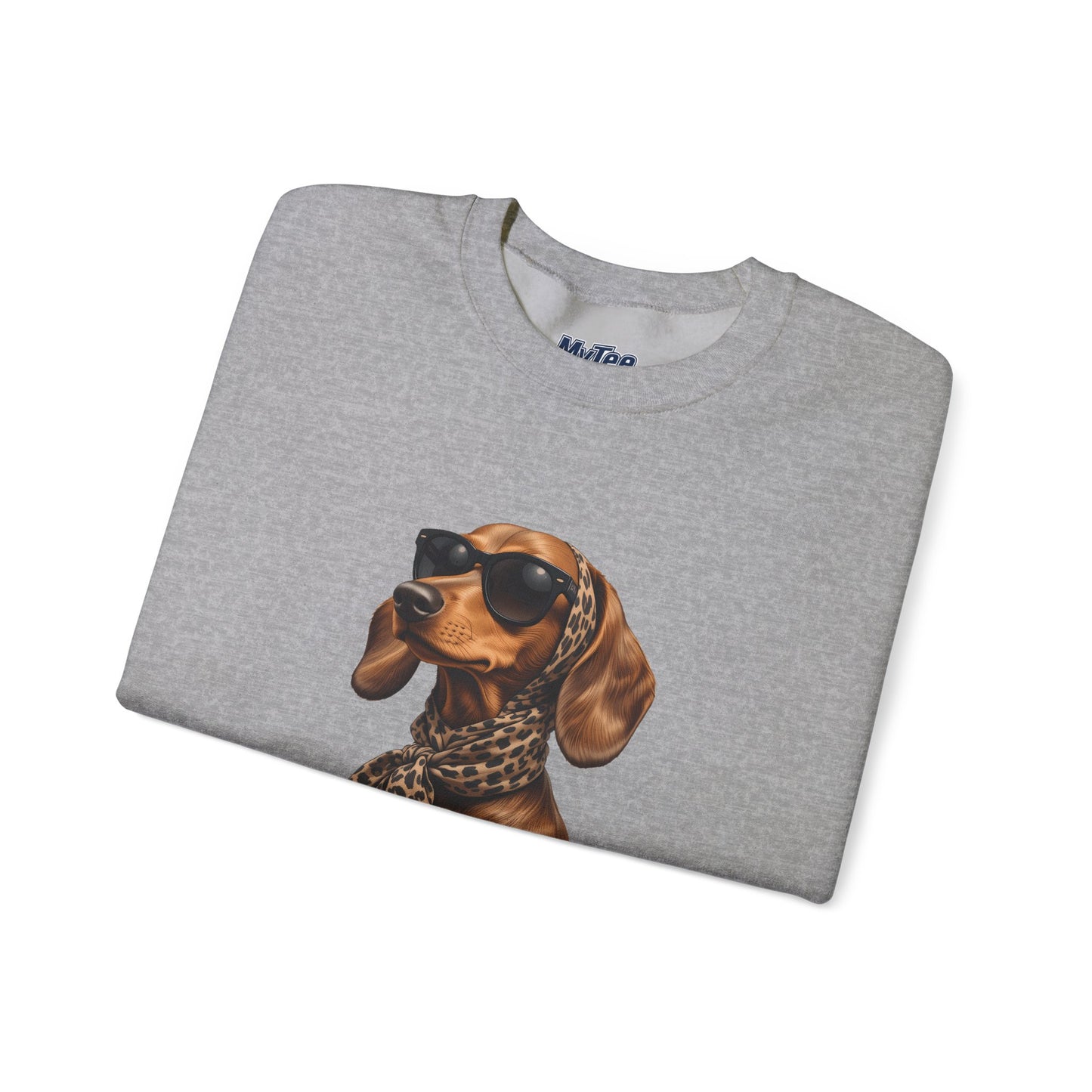 Chic Dachshund Dog Lover Unisex Sweatshirt | Crewneck Pullover For Pet Lovers