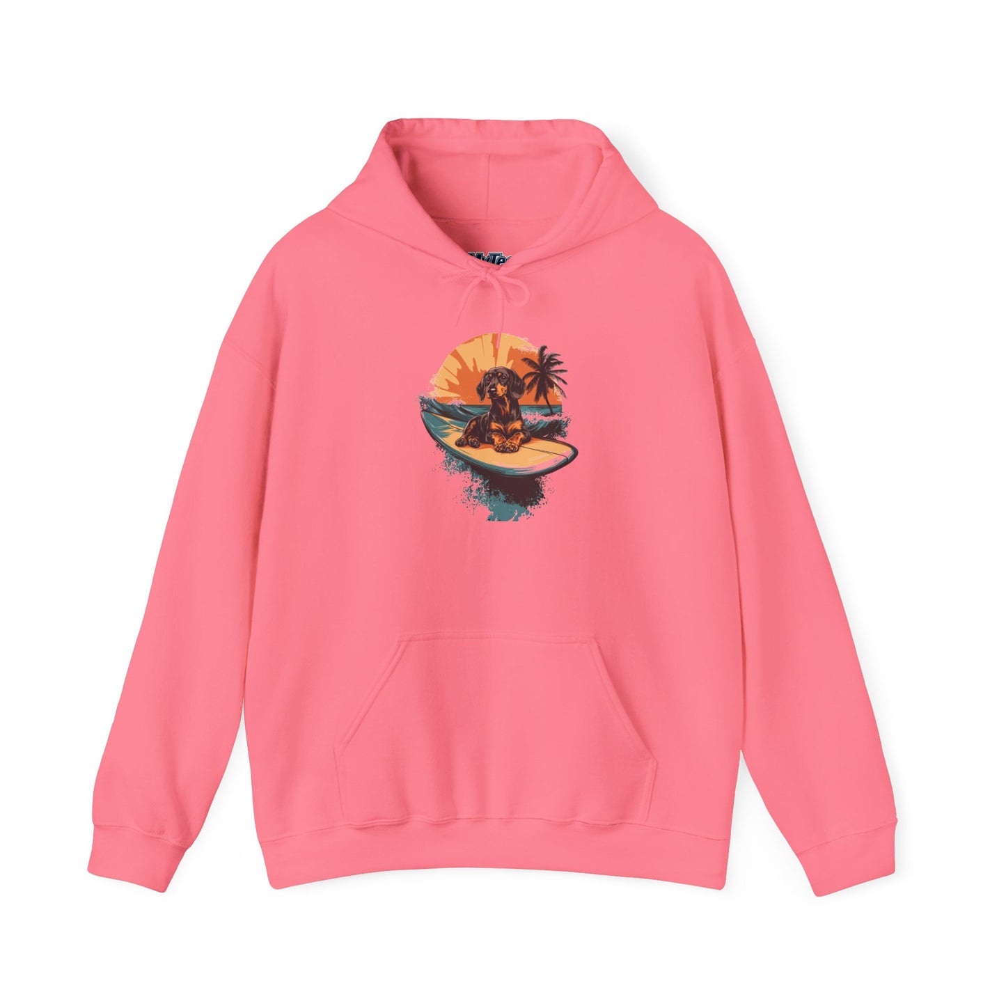 Dachshund Sunset Unisex Hoodie – Chill Pup Style For Dog Lovers