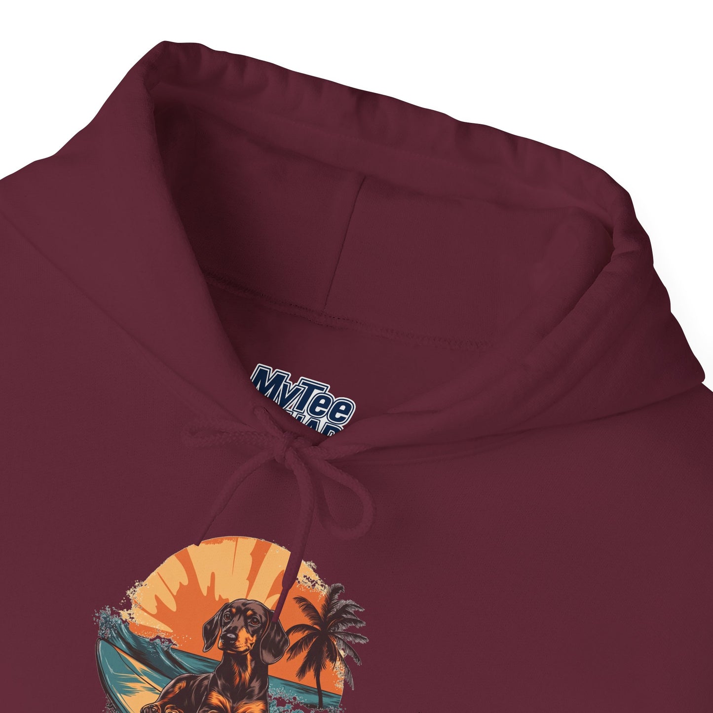 Dachshund Sunset Unisex Hoodie – Chill Pup Style For Dog Lovers