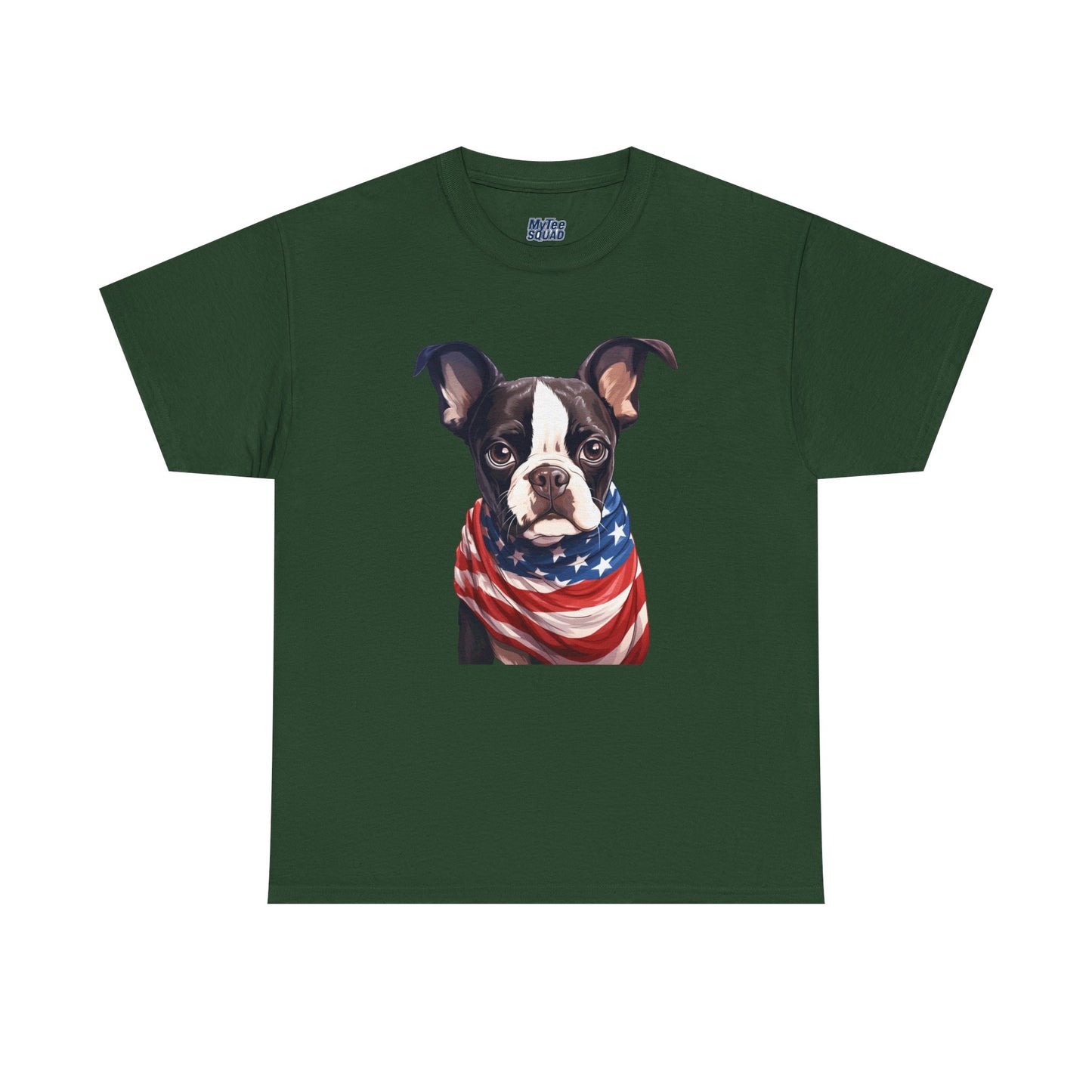 Patriotic Boston Terrier Unisex T-Shirt