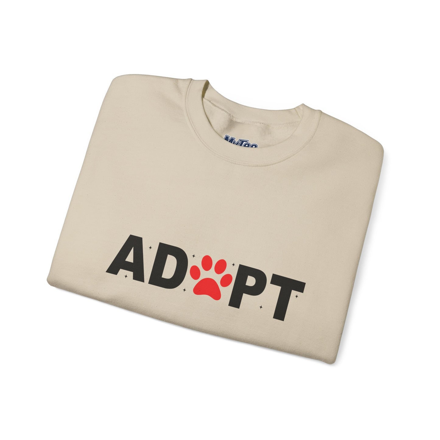 Adopt Themed Unisex Crewneck Sweatshirt - Comfortable Casual Wear