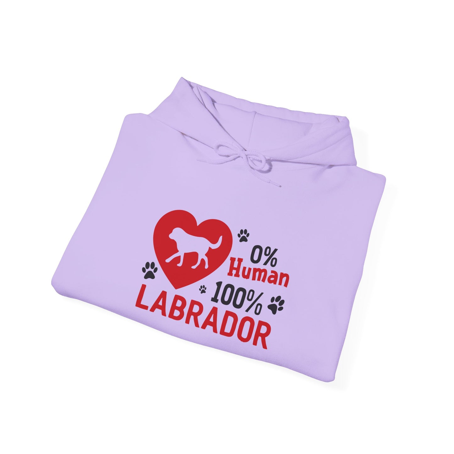 0% Human 100% Labrador Unisex Hoodie