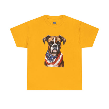 Patriotic Boxer Unisex T-Shirt