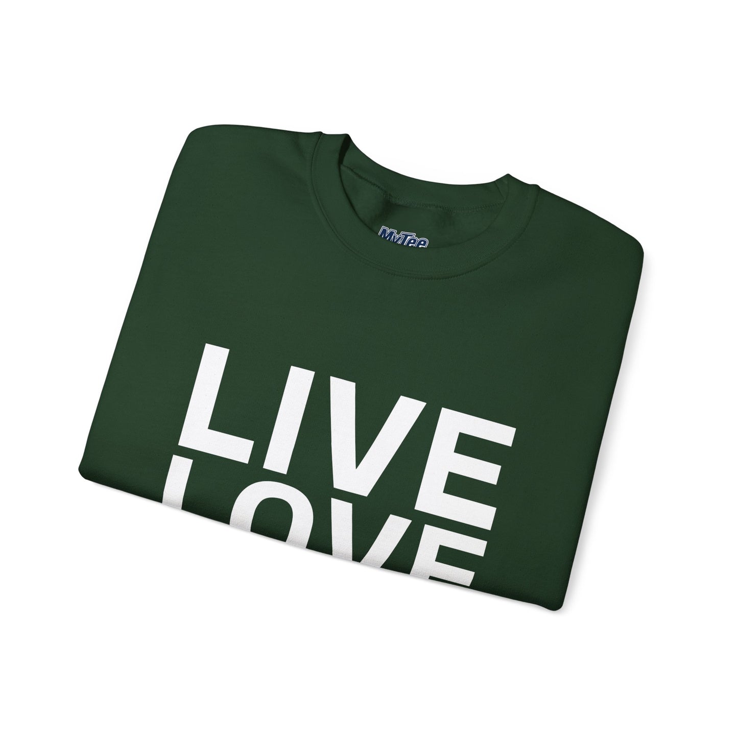 Live Love Rescue Sweatshirt - Unisex Cozy Crewneck, Pet Lover Gift