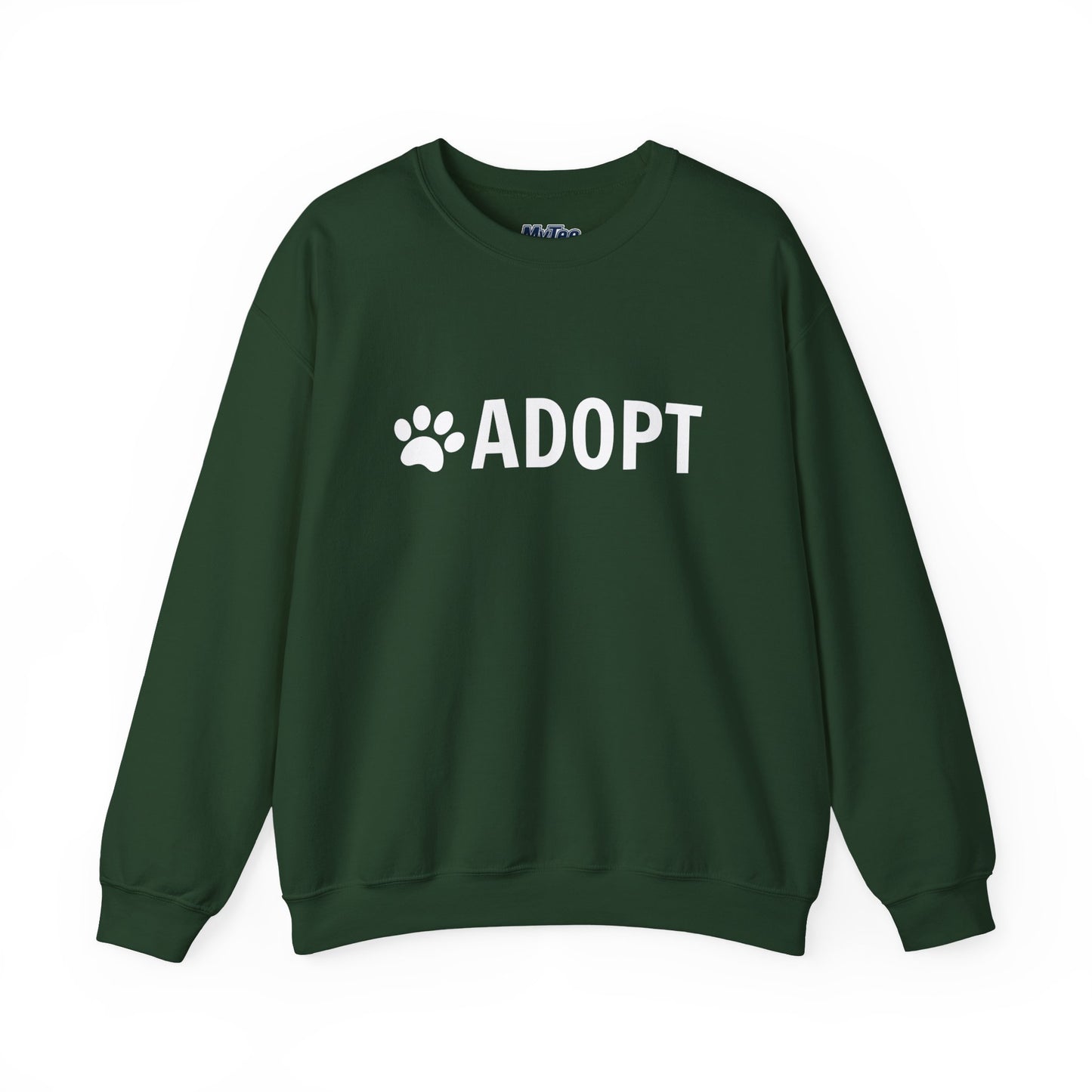Adopt Pet Lover Crewneck Sweatshirt | Dog Rescue Inspired