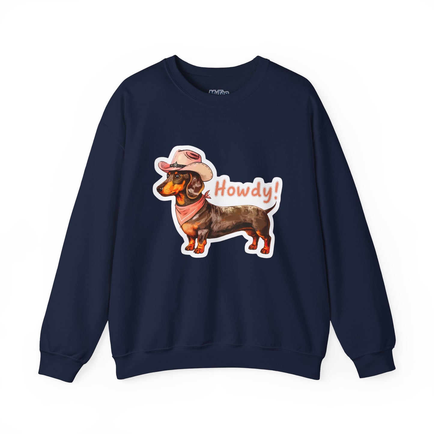 Dachshund Howdy Unisex Sweatshirt – Cozy Western Pup Pullover