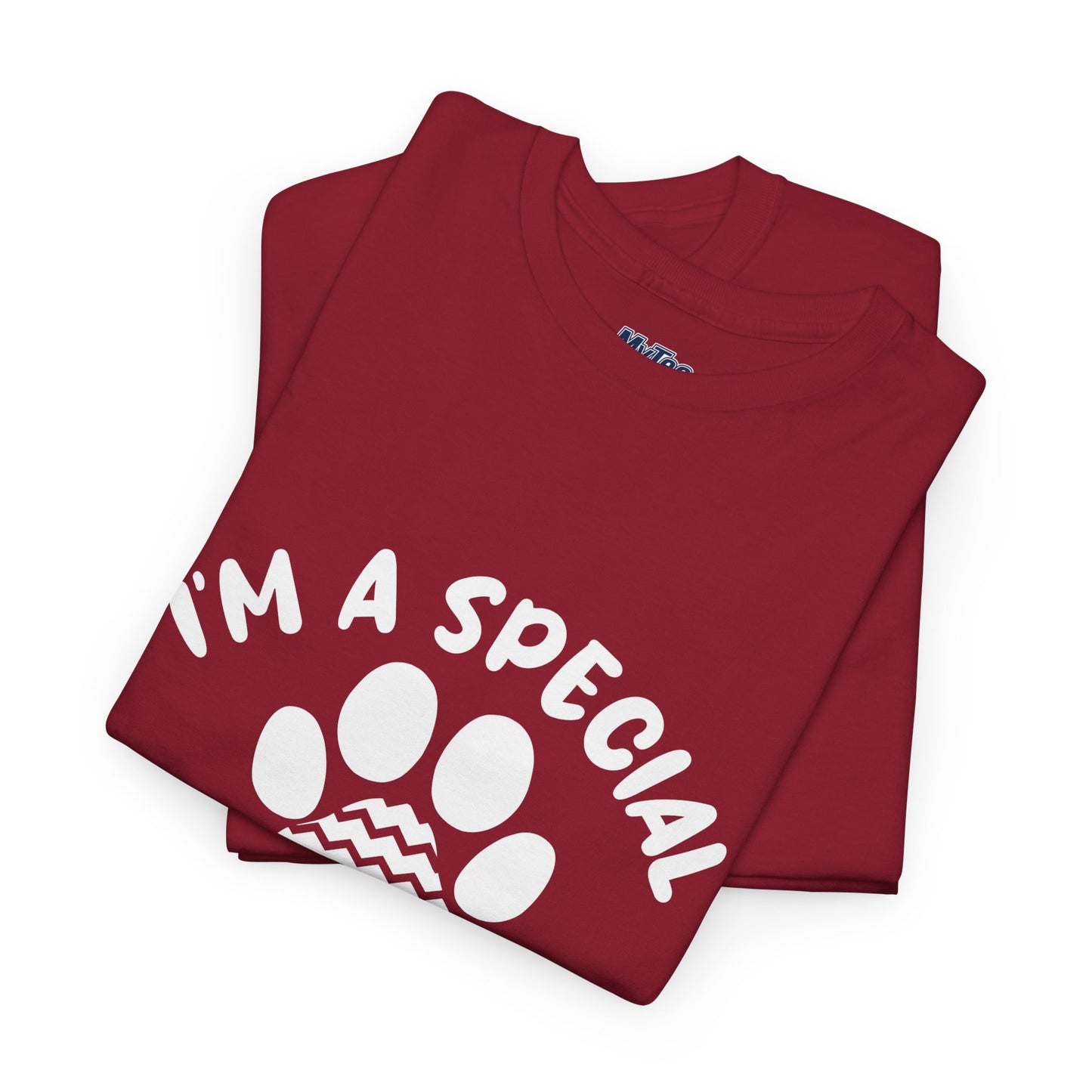 I'M A SPECIAL, DOG KIND OF SPECIAL Casual PAW Cotton T-shirt