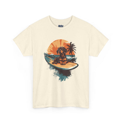 Dachshund Beach Vibes T-Shirt – Chill Summer Dog Style