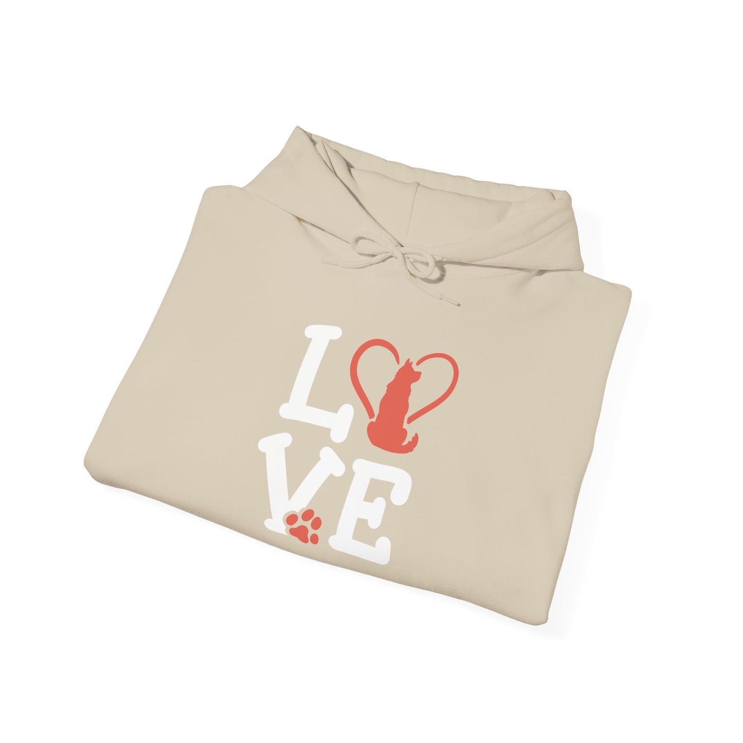 Love Cat Hoodie | Cozy Gift for Pet Lovers