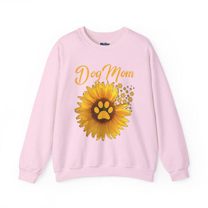 Sunflower Soul, Dog Mom Heart Sweatshirt