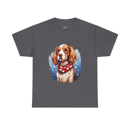 Patriotic Cocker Spaniel Unisex T-Shirt